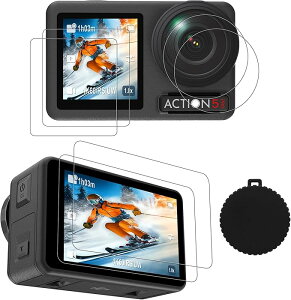 CYNOVA Action 5 Pro �ی�t�B���� for DJI Osmo Action 5 (7���Z�b�g) DJI Action5 PRO ��p�t�B���� �����K���X ���{���Ɏq�f�� Osmo Action 5 Pro �A�N�Z�T���[