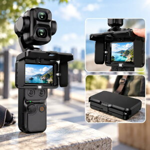 CYNOVA DJI Osmo Pocket 4P/4/3 �X�N���[���V�F�[�h �T���V�F�[�h �Ռ��J�o�[ �X�N���[���t�[�h �܂肽���ݎ� ��� ���悯 ���˖h�~ �������΍� ���O�B�e Vlog �A�N�Z�T���[