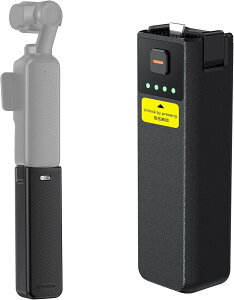 CYNOVA Osmo Pocket 4 �o�b�e���[�n���h�� �Ή� DJI Osmo Pocket 4 �A�N�Z�T���[ Osmo Pocket 3 �o�b�e���[�O���b�v 6���ԃo�b�e���[�쓮 5000mAh �}���[�d 1/4�l�W���t�� Type-C �[�d�z���_�[ Pocket 4 Pocket 3 �A�N