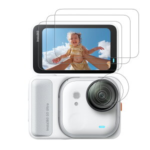 �y6���Z�b�g�z�K���X�t�B���� Insta360 GO Ultra ��p �t�B���� �d�x9H �ی�t�B���� �A�N�V�����J���� �����Y�t�B���� �t�� ���j�^�[�p�K���X�t�B���� �C�A�h�~ ������ �w��h�~ �����z�� �C���X
