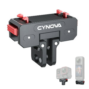 CYNOVA Insta 360 X5 �p ���C�N�C�b�N�����[�X,X5 ���C�A�_�v�^�[�}�E���g ACE �N�C�b�N�����[�X�}�E���g | �܂肽���ݎ� 1/4�l�W�� �O�r�p �A���~�� �ϏՌ��� �y�ʐ݌v,Insta 360 X5/X4 Air/Ace Pro 2/Ace Pro/Ac