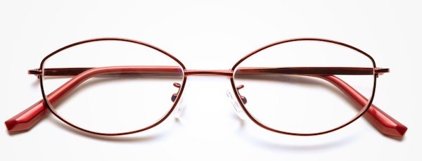 華やかな明るいカラーと洗練されたフォルム ピントグラス カラー/レッド【中度(度数：+2.50D～＋0.60D)】自分の目でピントを探す シニアグラス 見えるって楽しい！老眼鏡 全国送料無料