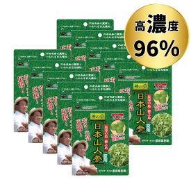日本山人参 サプリメント ヒュウガトウキ 錠剤 粒タイプ 100粒 x 10袋セット 日向当帰 96%配合 約5ヶ月分 高濃度 国産 鹿児島 徳之島産 世界自然遺産の島 1粒200mg まとめ買い 1日6-9粒目安 送料無料 ネコポス にほんやまにんじん