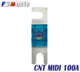 F2MUSIC CNT MIDI 100A　CNT Agコーティングシリーズ　MIDIヒューズ 100A 各1個入り カーボンナノチューブシルバーコーティング　お取り寄せ　在庫僅少　要在庫確認　