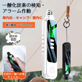 一酸化炭素チェッカー キャンプ 一酸化炭素 警報器 一酸化炭素 測定 一酸化炭素 アラーム CO検知器 CO濃度 測定 器 手持ち式 小型 COチェッカー CO警報器 室内 住宅用 アウトドア 石油ストーブ 冬 防災 CO中毒防止 豪雪 幕内 暖房 冬 車中泊