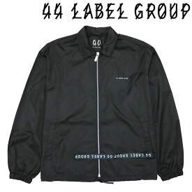 【44 LABEL GROUP】レーベルグループ コーチジャケット ライトアウター TOUR COACH JACKET シンプル ロゴプリント かっこいい メンズ b0030561