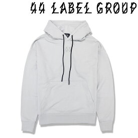 【44 LABEL GROUP】レーベルグループ パーカー フーディ プルオーバー クラシック ロゴプリント 刺繍 HOODIE SS25 かっこいい メンズ