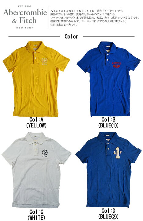 楽天市場】【Abercrombie&Fich】アバクロンビー＆フィッチ 半袖 