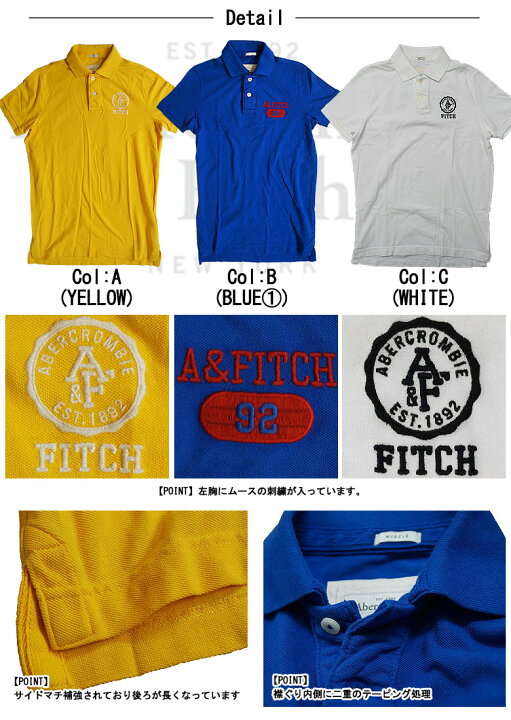 楽天市場】【Abercrombie&Fich】アバクロンビー＆フィッチ 半袖 