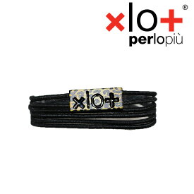 【xlo+】ペルロピュ xlo+ perlopiu ブレス ユニセックス ブレスレット レオパード ヒョウ柄 アクセサリー イタリアブランド