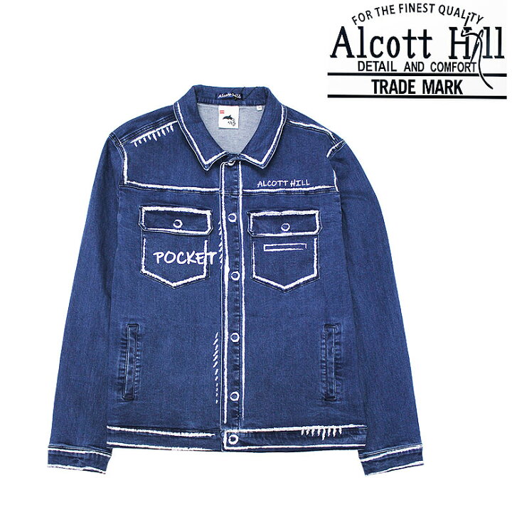 楽天市場】【ALCOTT HILL】アルコットヒル Gジャン デニムジャケット