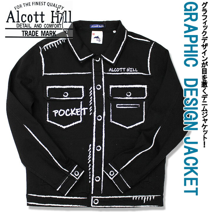 楽天市場】【ALCOTT HILL】アルコットヒル Gジャン デニムジャケット 
