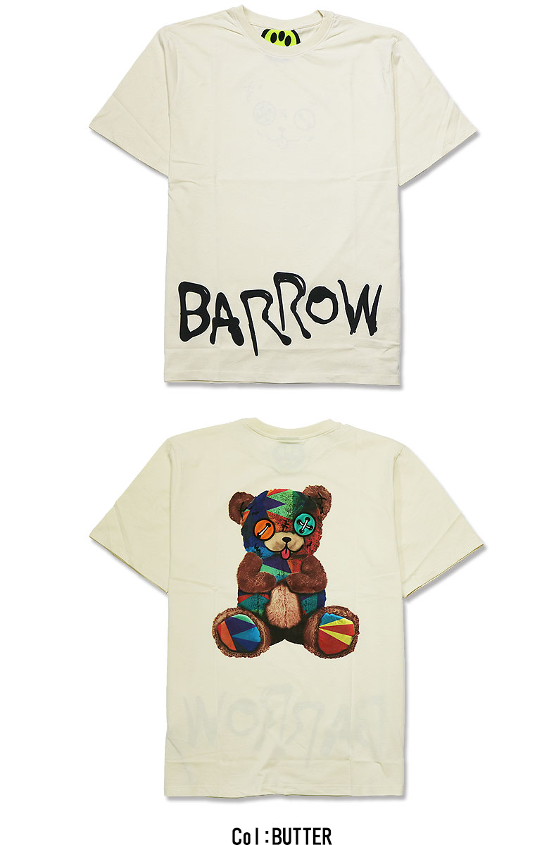 楽天市場】【BARROW】バロー Tシャツ 半袖 カットソー S/S T-SHRT 