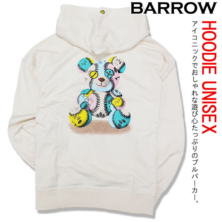 楽天市場】【BARROW】 バロー パーカー フーディ プルオーバー 