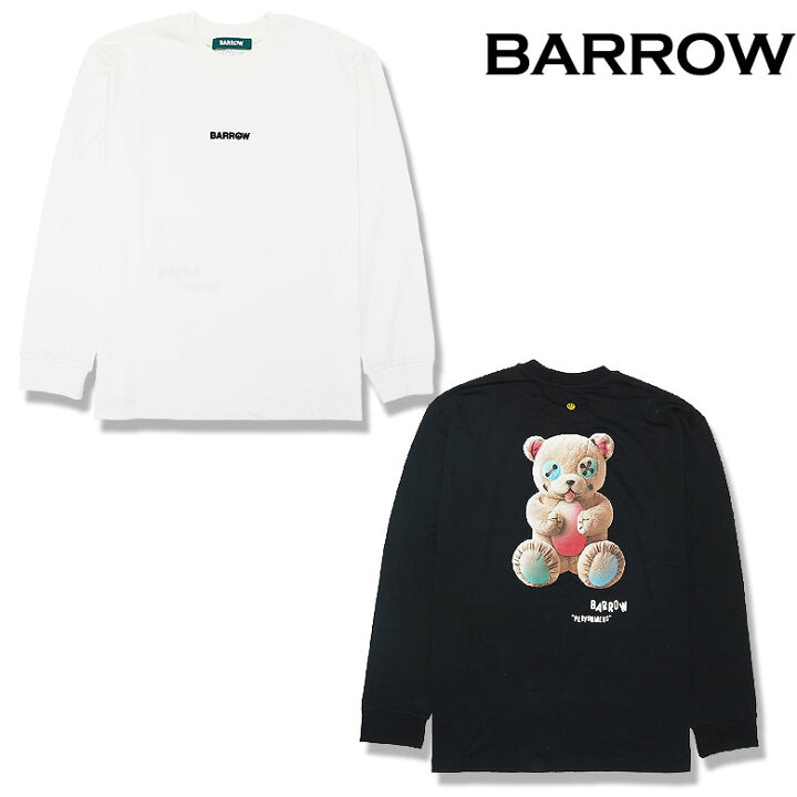 楽天市場】【BARROW】バロー Tシャツ 長袖 ロングスリーブ S/S T-SHRT 