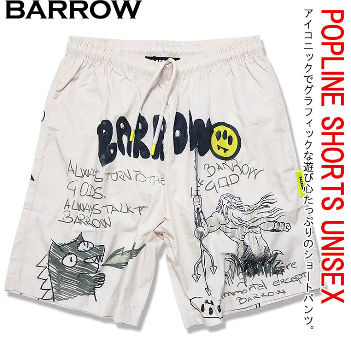 楽天市場】【BARROW】バロー ショートパンツ ハーフパンツ ショーツ 