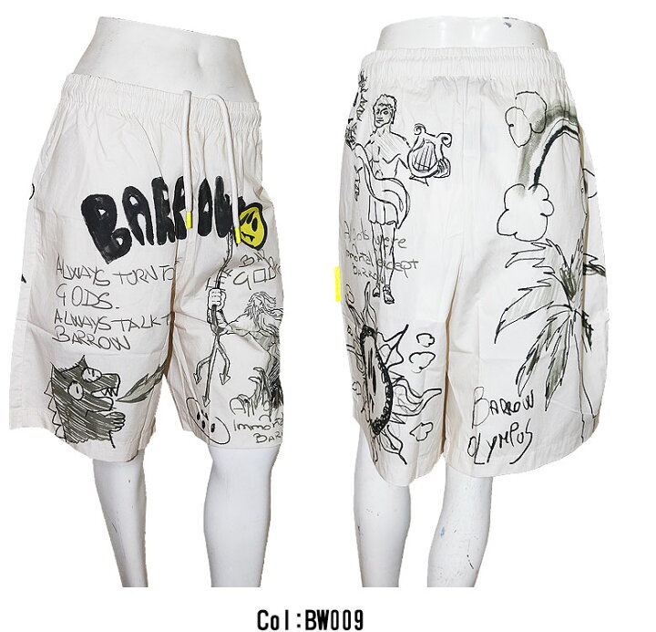 楽天市場】【BARROW】バロー ショートパンツ ハーフパンツ ショーツ 