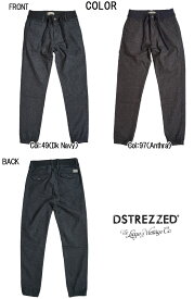 【DSTREZZED】ディストレス JOGGER PANTS FLANNEL CHECK ジョガーパンツ フランネルチェック リブパンツ イージーパンツ メンズ カジュアル フォーマル セットアップ