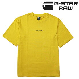 【G-STAR RAW】ジースターロウ Tシャツ 半袖 カットソー CENTER CHEST BOXY T-SHIRT リラックスフィット ボクシー グラフィックプリント メンズ