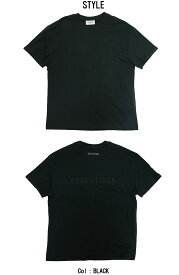 【FOG ESSENTIALS】エフオージー エッセンシャルズ Tシャツ 半袖 カットソー Back Logo s/s Tee ラバーロゴ メンズ PACSUN
