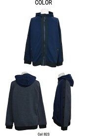 【HYDROGEN】ハイドロゲン パーカー ジップ フーディ TECH GYM HOODIE ZIP BICOLOR 切替 シンプル メンズ