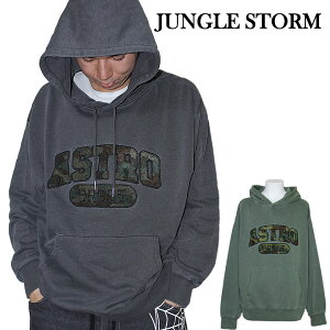 �yJUNGLE STORM�z�W�����O���X�g�[�� �v���I�[�o�[�p�[�J�[ PULL HOODIE CAMO�T�K���h�J �s�O�����g���H �J���t�� ���B���e�[�W���C�N �����Y ���j �J�W���A��