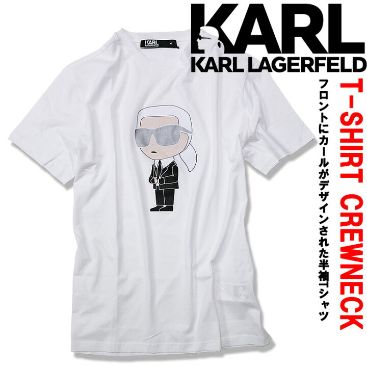 楽天市場】【KARL LAGERFELD】カールラガーフェルド Tシャツ 半袖 