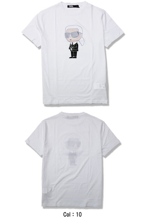 楽天市場】【KARL LAGERFELD】カールラガーフェルド Tシャツ 半袖 