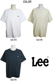 【LEE】リー BACK PRINT S/S TEE バックプリントTシャツ 半袖 広告デザイン ユニ メンズ レディース ロゴ刺繍