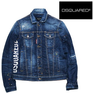 DSQUARED2 fB[XNGA[hc[ fB[c[ D2 fjWPbg GW DARK TECHNO SURF WASH DAN JEAN JACKET EHbVH NbVH JWA Y