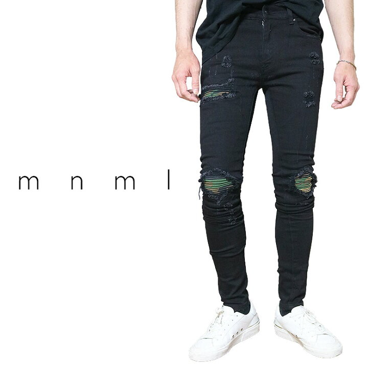 楽天市場】【mnml】ミニマル ストレッチデニム ジーパン スキニー 