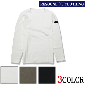 【RESOUND CLOTHING】リサウンドクロージング サーマル長袖Tシャツ ヴィンテージ カットソー ベストセラー ST COTTON WAFFLE THERMAL 朝倉 梅本 メンズ