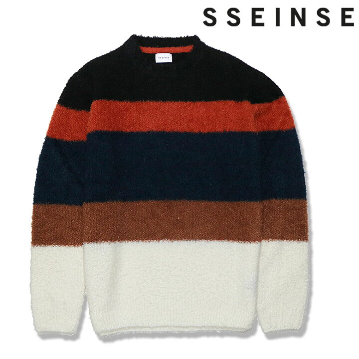 楽天市場】【SSEINSE】センス ニット セーター SWEATER KNIT ボーダー 