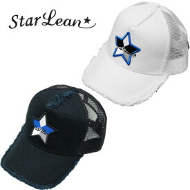 【Star Lean】スターリアン FIVE PARTS MESH CAP メッシュキャップ 帽子 CAP フリンジ ベイビー 刺繍 メンズカジュアル