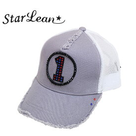 【Star Lean】スターリアン キャップ 帽子 CAP メッシュ フリンジ NO1 スワロ ユニ メンズカジュアル