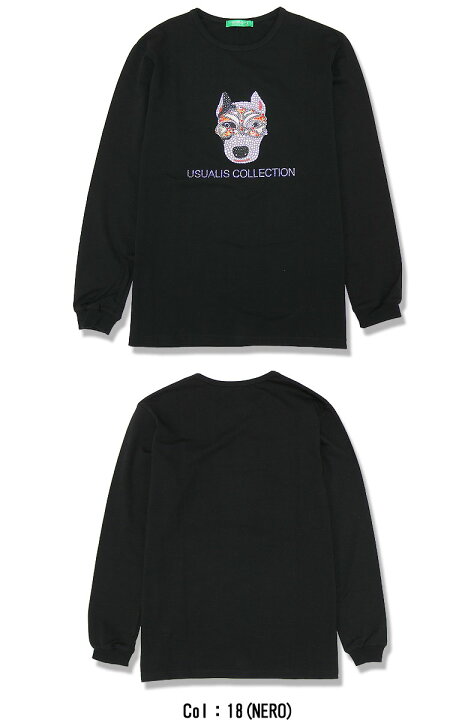 楽天市場】【USUALIS】ウザリス Tシャツ 長袖 カットソー ロング 