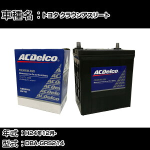 �J�[�o�b�e���[ �g���^ �N���E���A�X���[�g H24�N12��- DBA-GRS214 3500cc/�[�d����V�X�e�����ڎ�/�W���n�d�l�� �K���Q�l AC�f���R AMS80D23L �J�[�����e�i���X �Ԍ����� �����ԗp�i �yH22003�z