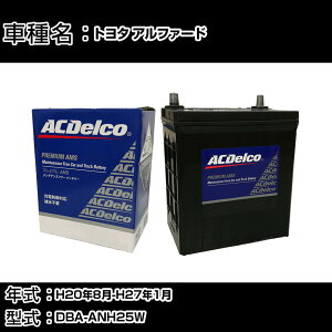 �J�[�o�b�e���[ �g���^ �A���t�@�[�h H20�N8��-H27�N1�� DBA-ANH25W 2400cc/4WD�E7�l��� (X)����/�[�d����V�X�e�����ڎ�/�W���n�d�l�� �K���Q�l AC�f���R AMS80D23L �J�[�����e�i���X �Ԍ����� �����ԗp