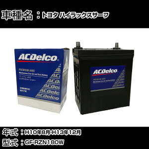 �J�[�o�b�e���[ �g���^ �n�C���b�N�X�T�[�t H10�N8��-H13�N12�� GF-RZN180W 2700cc/SSR-G����/�[�d����V�X�e�����ڎԏ���/�W���n�d�l�� �K���Q�l AC�f���R AMS80D23L �J�[�����e�i���X �Ԍ����� ������