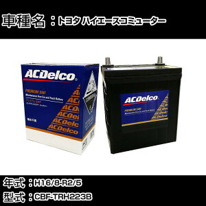 �J�[�o�b�e���[ �g���^ �n�C�G�[�X�R�~���[�^�[ H16/8-R2/5 CBF-TRH223B 2700cc/�[�d�����/����n�d�l�� �K���Q�l AC�f���R SMF80D26R �J�[�����e�i���X �Ԍ����� �����ԗp�i �yH22003�z