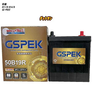 �y ���Y �_�b�g�T�� �z PD22 H11/6-H14/8 �W���n�d�l�� �o�b�e���[ GSPEK G�V���[�Y G-50B19R/PL �yH04006�z