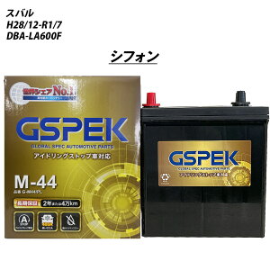 �y �X�o�� �V�t�H�� �z LA600F H28/12-R1/7 �W���n�d�l�� �o�b�e���[ �� GSPEK G�V���[�Y G-M44/PL�yH04006�z
