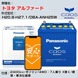 ��g���^ �A���t�@�[�h�� H20.8-H27.1/DBA-ANH25W 2400cc/�K�\����/4WD�E7�l��� X����/�W���E����d�l��/�[�d����� �Q�l�K�� �p�i�\�j�b�N �o�b�e���[ caos �J�I�X �[�d���� panasonic ���Y �J�[�o�b�e��