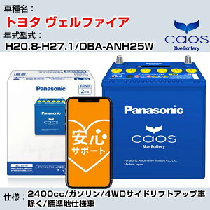 ��g���^ ���F���t�@�C�A�� H20.8-H27.1/DBA-ANH25W 2400cc/�K�\����/4WD�T�C�h���t�g�A�b�v�ԏ���/�W���n�d�l��/�[�d����� �Q�l�K�� �p�i�\�j�b�N �o�b�e���[ caos �J�I�X �[�d���� panasonic ���Y �J�[