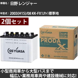 J[obe[  W[ 2003(H15)/08 KK-FX1JPC Wn 8000cc GSAT PRX-75D23L×2 PRODA X Ɩpԗ y^izyH31006z