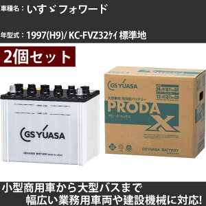 �J�[�o�b�e���[ �����U �t�H���[�h 1997(H9)/ KC-FVZ32�P�C �W���n 7100cc GS���A�T PRX-75D23R×2�� PRODA X �Ɩ��p�ԗ� �y��^�����i�z�yH31006�z