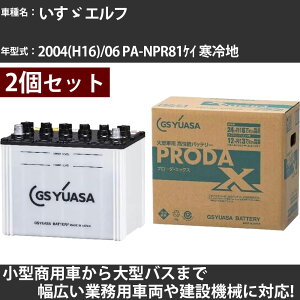 �J�[�o�b�e���[ �����U �G���t 2004(H16)/06 PA-NPR81�P�C ����n 4300cc GS���A�T PRX-85D26R×2�� PRODA X �Ɩ��p�ԗ� �y��^�����i�z�yH31006�z