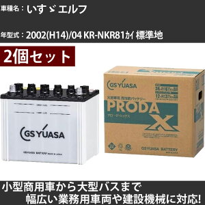 �J�[�o�b�e���[ �����U �G���t 2002(H14)/04 KR-NKR81�J�C �W���n 4600cc GS���A�T PRX-85D26R×2�� PRODA X �Ɩ��p�ԗ� �y��^�����i�z�yH31006�z