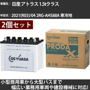 �J�[�o�b�e���[ ���Y �A�g���X 1.5t�N���X 2021(R03)/04 2RG-AHS88A ����n 3000cc GS���A�T PRX-90D26L×2�� PRODA X �Ɩ��p�ԗ� �y��^�����i�z�yH31006�z