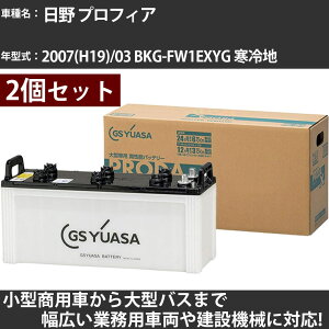 �J�[�o�b�e���[ ���� �v���t�B�A 2007(H19)/03 BKG-FW1EXYG ����n 12900cc GS���A�T PRX-130F51×2�� PRODA X �Ɩ��p�ԗ� �y��^�����i�z�yH31006�z